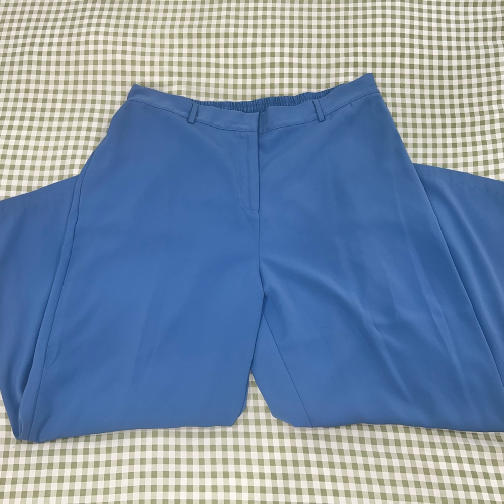 Blue Wide Leg slacks/ trousers